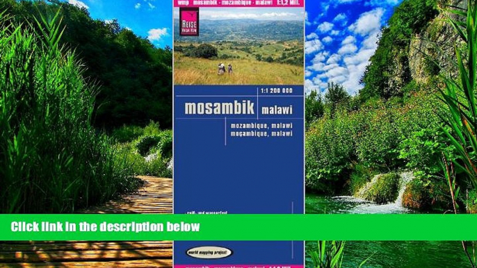 Big Deals  Malawi   Mozambique 1,200,000 Travel Map, waterproof, GPS-compatible REISE, 2012