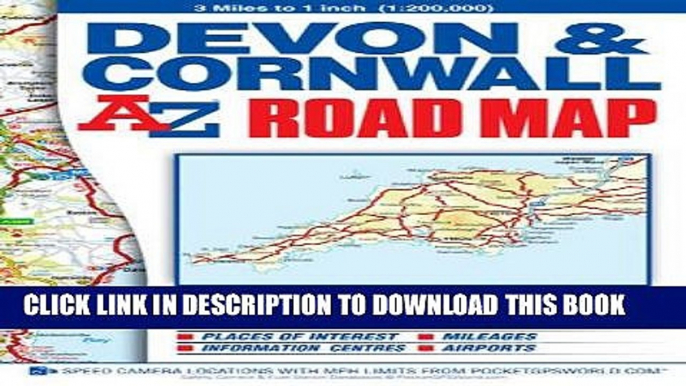 Collection Book Devon   Cornwall Road Map (A-Z Road Map)