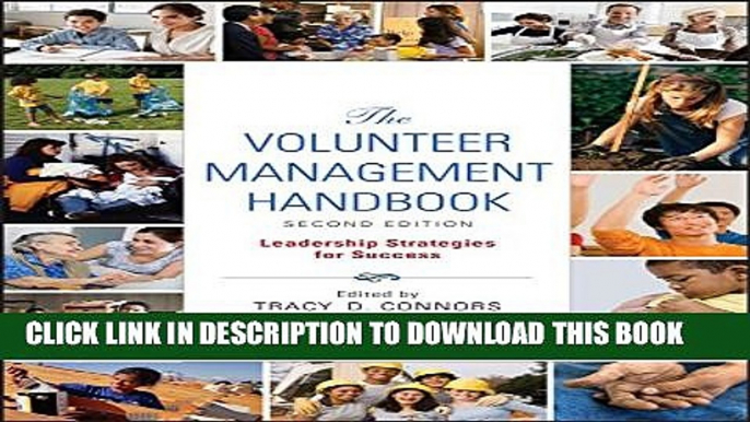 New Book The Volunteer Management Handbook: Leadership Strategies for Success