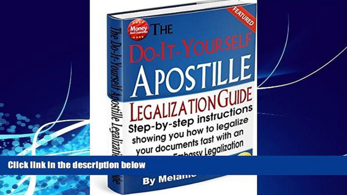 Big Deals  The Do-It-Yourself Apostille   Legalization Guide: Step-by-step instructions showing