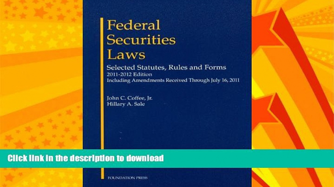 READ  Federal Securities Laws: Selected Statutes, Rules and Forms, 2011-2012 Edition  GET PDF