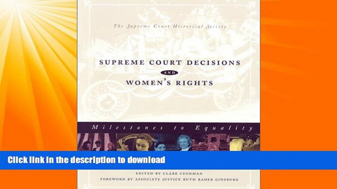 FAVORITE BOOK  Supreme Court Decisions and Women s Rights  BOOK ONLINE