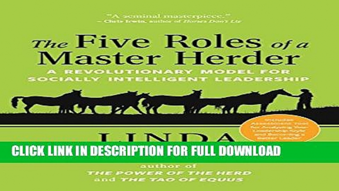 [DOWNLOAD PDF] The Five Roles of a Master Herder: A Revolutionary Model for Socially Intelligent