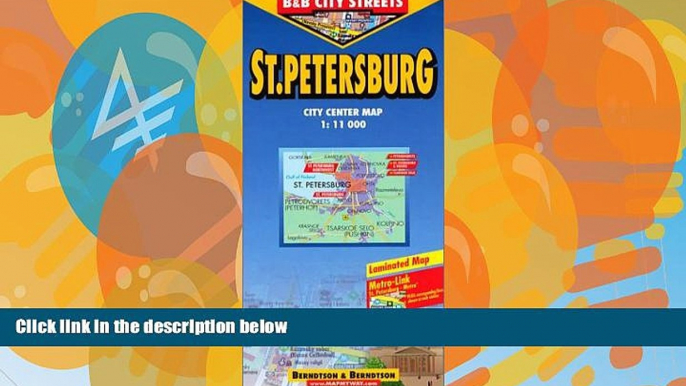 Big Deals  Berndtson   Berndtson St Petersburg City Streets Map  Best Seller Books Best Seller