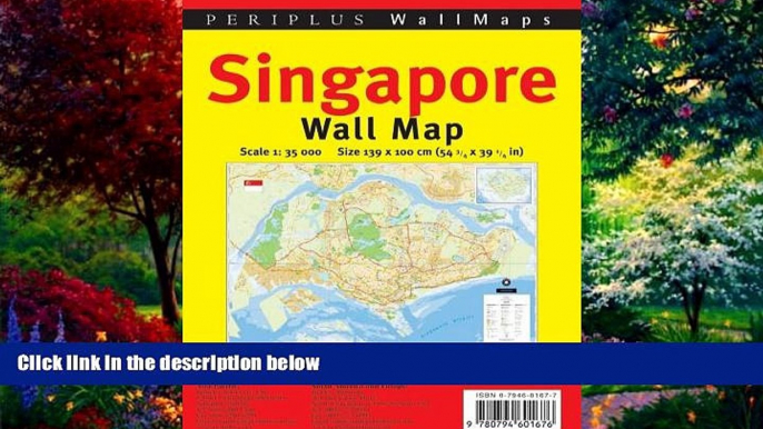 Big Deals  Singapore Wall Map Folded: Folded in Polybag (Wall Maps)  Best Seller Books Best Seller