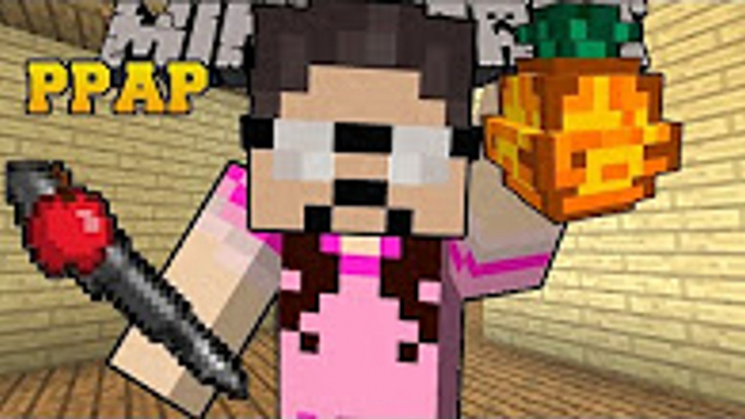 PopularMMOs Minecraft_ PPAP MOD (PEN PINEAPPLE APPLE PEN!) Mod Showcase