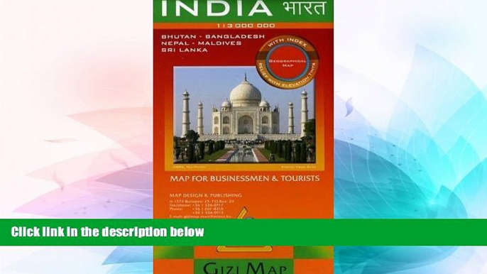 Full [PDF]  India, Bhutan, Nepal, Bangladesh, Maldives, and Sri Lanka Map (English, French,