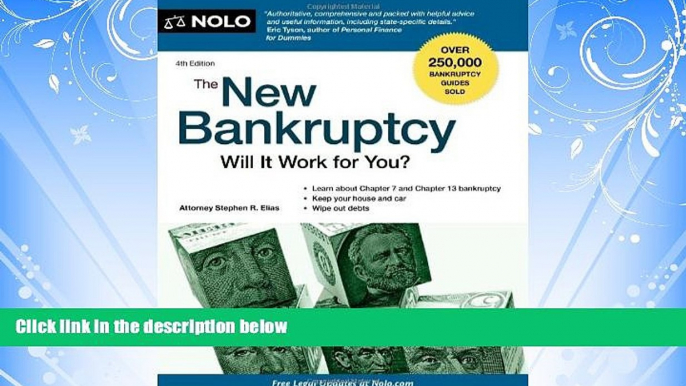 READ book  The New Bankruptcy: Will It Work for You?  DOWNLOAD ONLINE