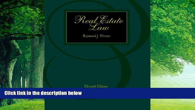 Books to Read  REAL ESTATE LAW 11E  Best Seller Books Best Seller