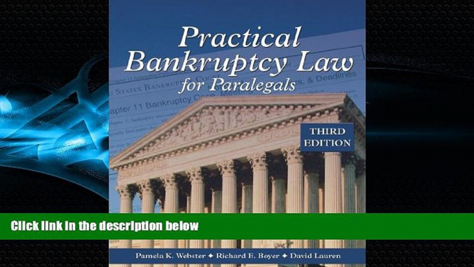 READ book  Practical Bankruptcy Law for Paralegals  FREE BOOOK ONLINE