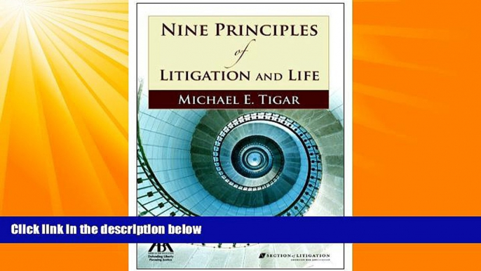 different   Nine Principles of Litigation and Life