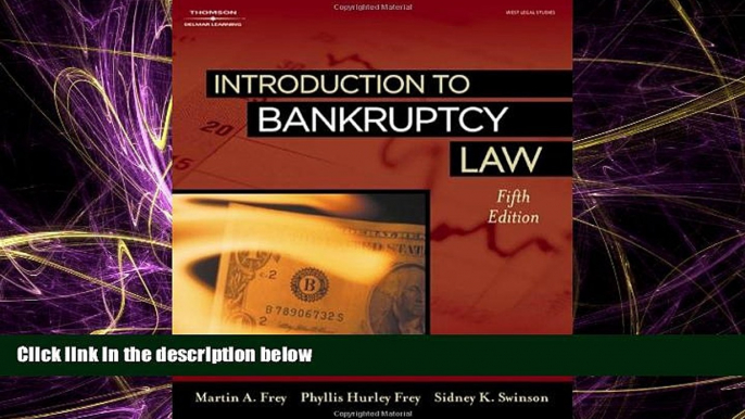 FREE DOWNLOAD  Introduction to Bankruptcy Law  DOWNLOAD ONLINE