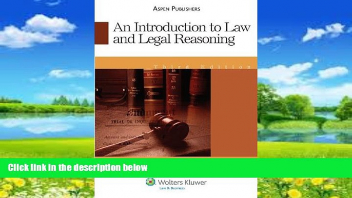 Books to Read  An Introduction To Law and Legal Reasoning (Introduction to Law Series)  Best