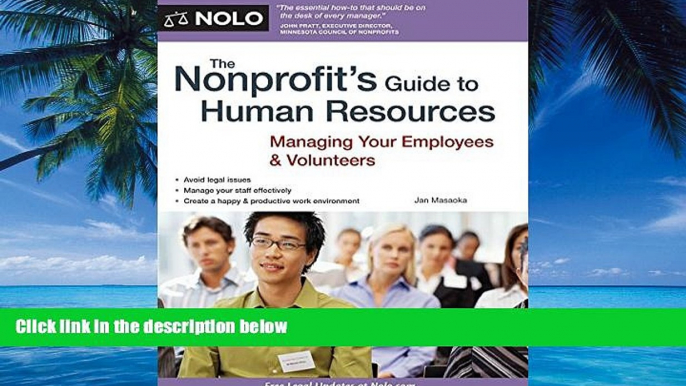 Big Deals  The Nonprofit s Guide to Human Resources: Managing Your Employees   Volunteers  Full