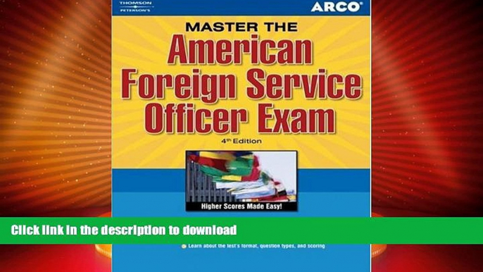 FAVORITE BOOK  Master the American Foreign Service Officer Exam, 4th Edition  PDF ONLINE