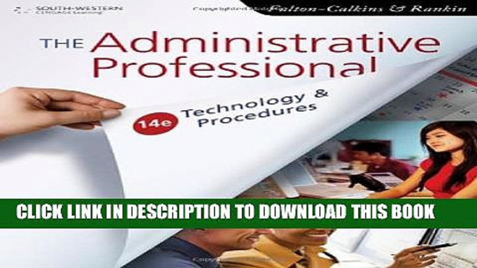 [PDF] The Administrative Professional: Technology   Procedures (Advanced Office Systems