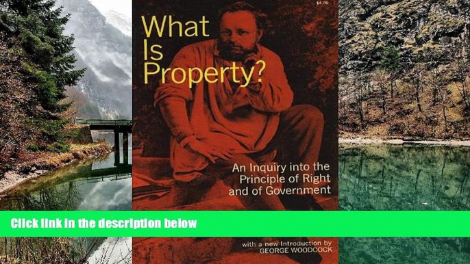 Deals in Books  What is Property? (The Dover anarchy library)  Premium Ebooks Online Ebooks