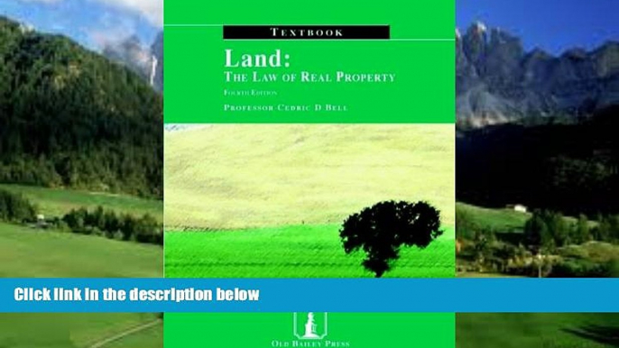 Books to Read  Land: The Law of Real Property Textbook  Best Seller Books Most Wanted