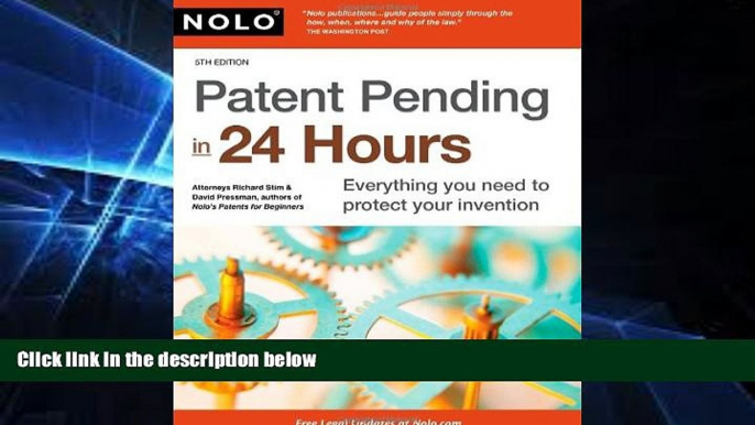 FAVORITE BOOK  Patent Pending in 24 Hours