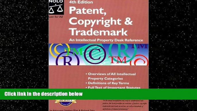 different   Patent, Copyright   Trademark (Patent, Copyright   Trademark: An Intellectual