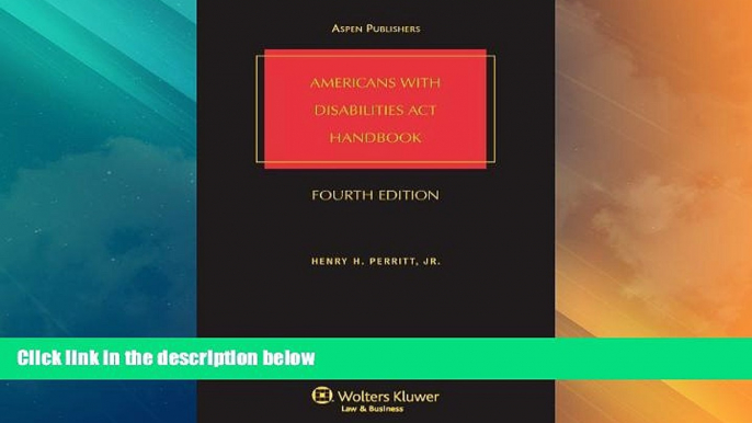 Big Deals  Americans With Disabilities Act Handbook (Americans With Disabilities Act Handbook Base