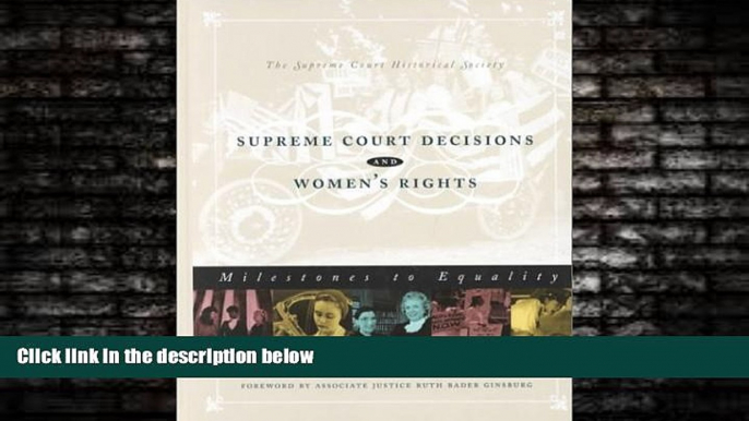 FREE PDF  Supreme Court Decisions and Women s Rights  FREE BOOOK ONLINE