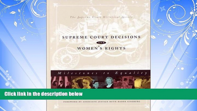 FREE PDF  Supreme Court Decisions and Women s Rights  BOOK ONLINE