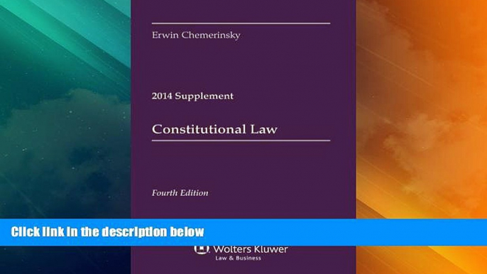 Big Deals  Constitutional Law Case Supplement  Best Seller Books Most Wanted