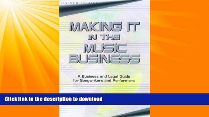 READ  Making It in the Music Business: The Business and Legal Guide for Songwriters and