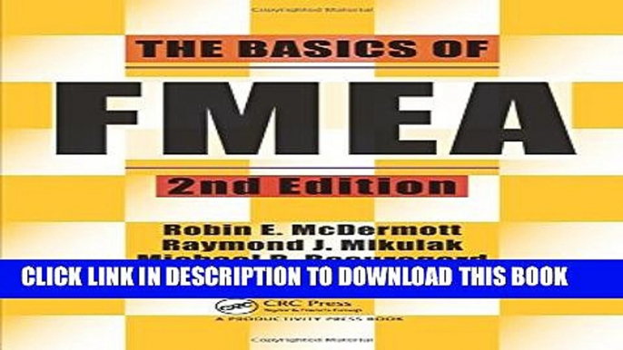 [PDF] The Basics of FMEA, 2nd Edition Full Collection