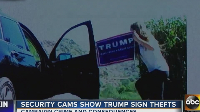 Campaign crime? Political sign thefts around the Valley