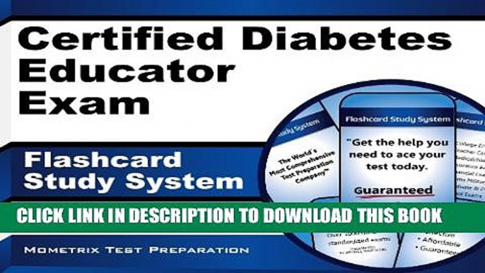 [New] Certified Diabetes Educator Exam Flashcard Study System: CDE Test Practice Questions