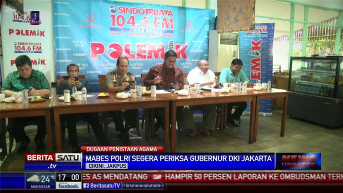 Mabes Polri Bakal Panggil Ahok Terkait Dugaan Penistaan Agama