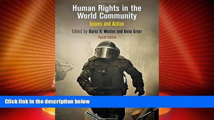 Big Deals  Human Rights in the World Community: Issues and Action (Pennsylvania Studies in Human