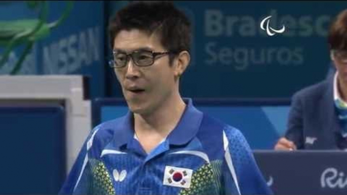 Table Tennis | South Korea v Denmark | Men's Singles- Class 6 Semifinal 2| Rio 2016 Paralympic Games