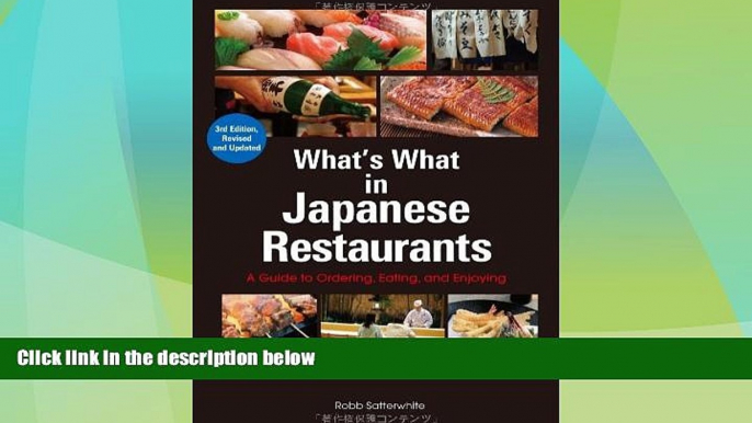 Popular Book What s What in Japanese Restaurants: A Guide to Ordering, Eating, and Enjoying