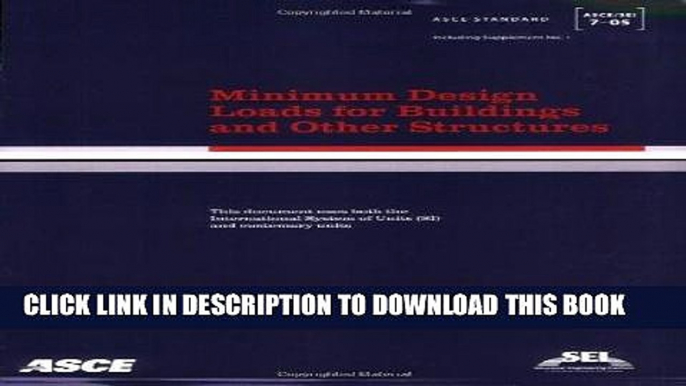 [EBOOK] DOWNLOAD Minimum Design Loads for Buildings And Other Structures: SEI/ASCE 7-05 (ASCE