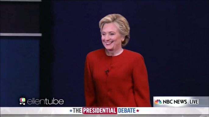 Mr. Trump and Mrs. Clinton dancing / Trump y Clinton bailando