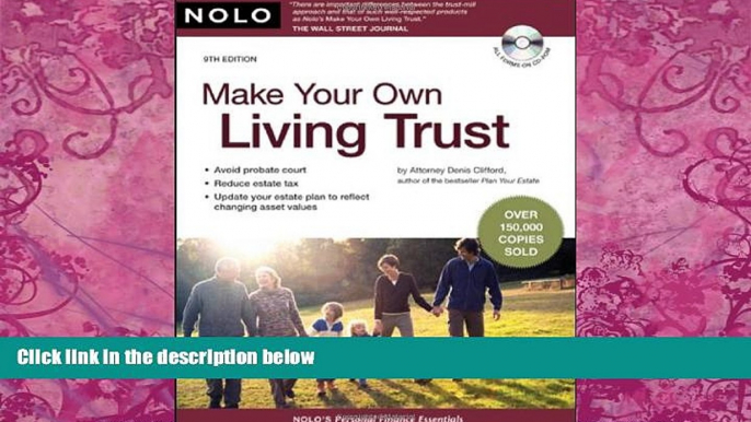 Big Deals  Make Your Own Living Trust  Best Seller Books Best Seller