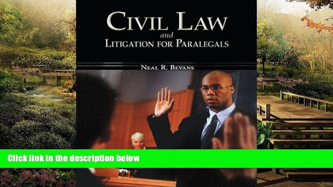 Full [PDF]  Civil Law   Litigation for Paralegals (McGraw-Hill Business Careers Paralegal Titles)