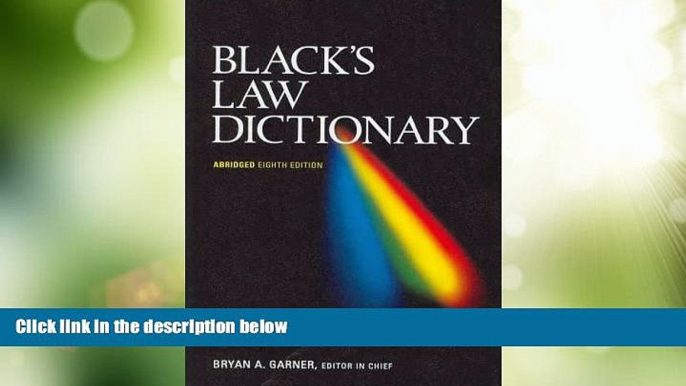 Big Deals  Black s Law Dictionary: Abridged Version  Best Seller Books Best Seller