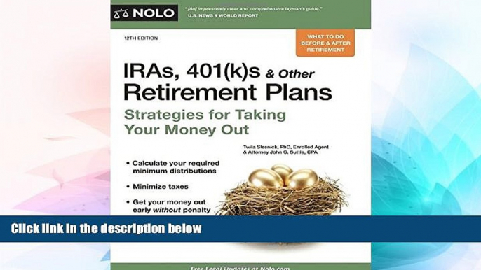 READ FULL  IRAs, 401(k)s   Other Retirement Plans: Strategies for Taking Your Money Out  READ