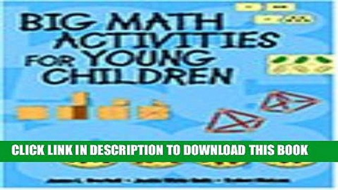 [DOWNLOAD] PDF Big Math Activities for Young Children New BEST SELLER