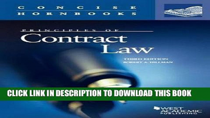 [PDF] Principles of Contract Law (Concise Hornbook Series) Popular Online[PDF] Principles of