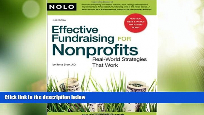 Big Deals  Effective Fundraising for Nonprofits: Real-World Strategies That Work  Full Read Most