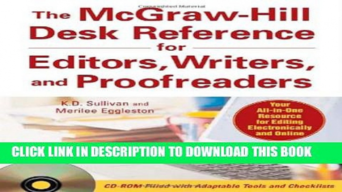 [PDF] The McGraw-Hill Desk Reference for Editors, Writers, and Proofreaders(Book + CD-Rom) Popular