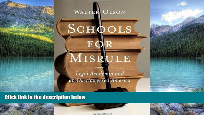 Big Deals  Schools for Misrule: Legal Academia and an Overlawyered America  Full Ebooks Most Wanted