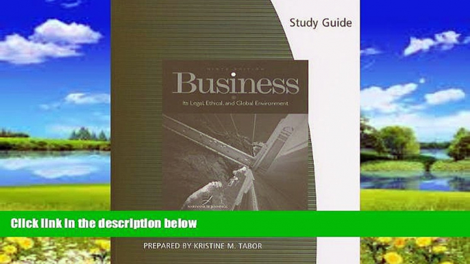 Books to Read  Study Guide for Jennings  Business: Its Legal, Ethical, and Global Environment,