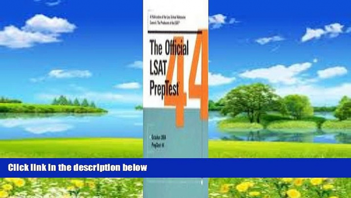 Books to Read  The Official LSAT Preptest: PrepTest 44  Best Seller Books Best Seller