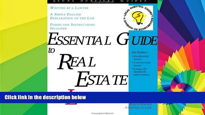 READ FULL  Essential Guide to Real Estate Leases (Complete Book of Real Estate Leases)  Premium